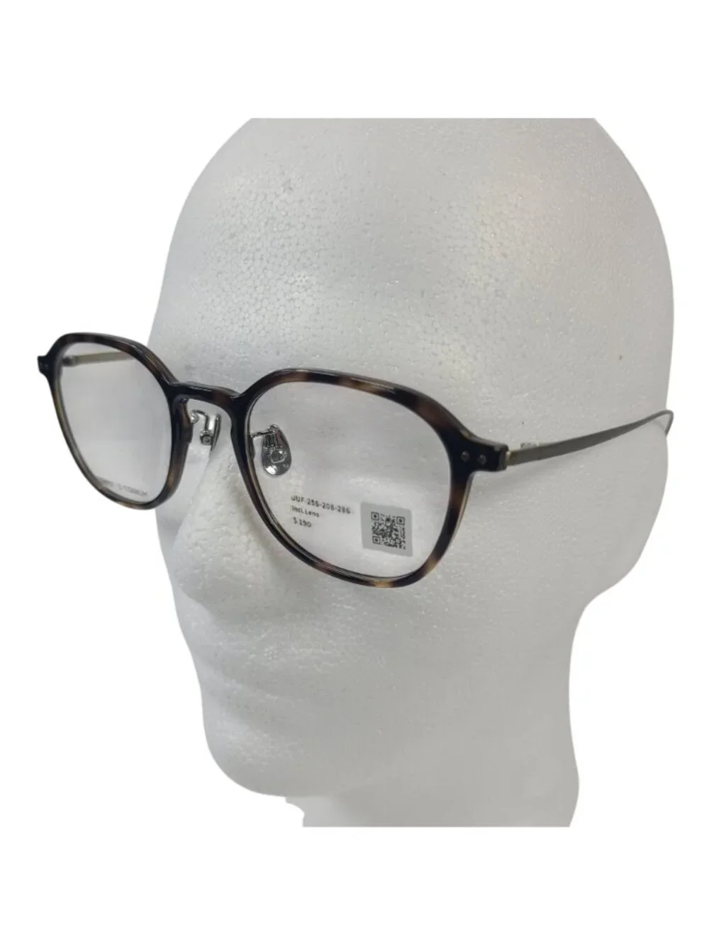 NEW Jins Combination Titanium 208 286 Tortoise Round Glasses